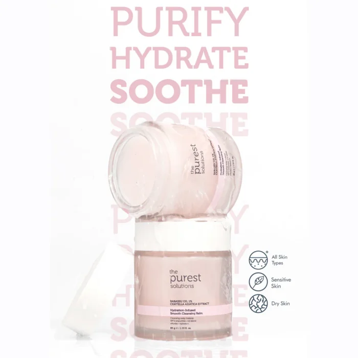 ⁦The Purest Solutions - Babassu Oil 1% + Centella Asiatica extract Hydration - Infused Smooth Cleansing Balm 85g⁩ - الصورة ⁦7⁩