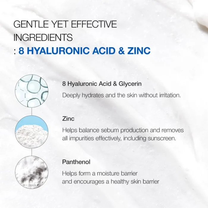 ⁦Anua Hyaluronic Acid+Panthenol Hydrating Gentle Foaming Cleanser 150ml⁩ - الصورة ⁦6⁩