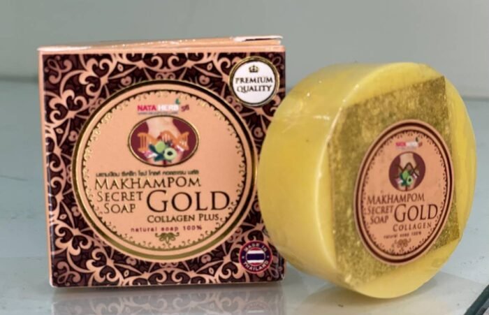 ⁦Makhampom Secret Soap Gold Collagen Plus 50g⁩ - الصورة ⁦2⁩