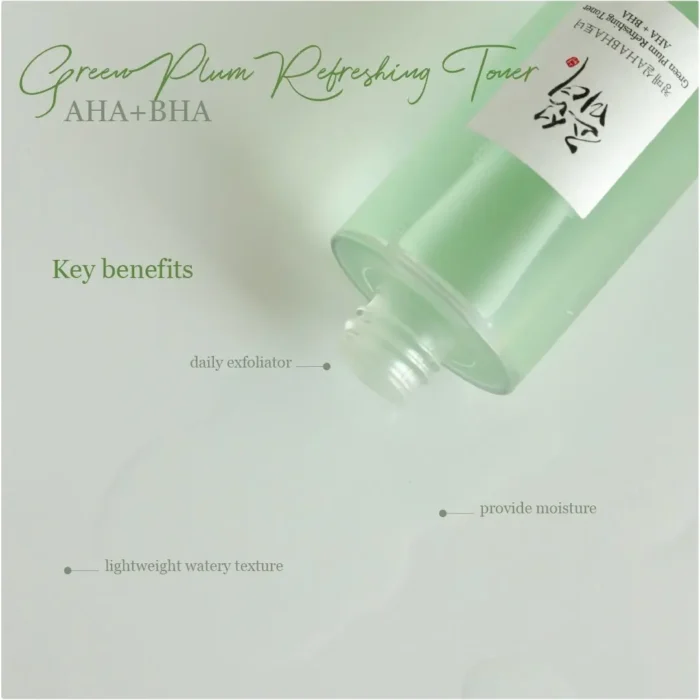 ⁦Beauty of Joseon Green Plum Refreshing Toner AHA + BHA 150ml⁩ - الصورة ⁦2⁩