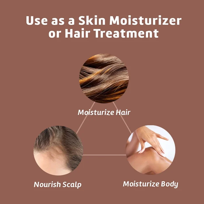 ⁦De La Cruz® Coconut oil Moisturizer 2.2 OZ for hair and skin⁩ - الصورة ⁦4⁩