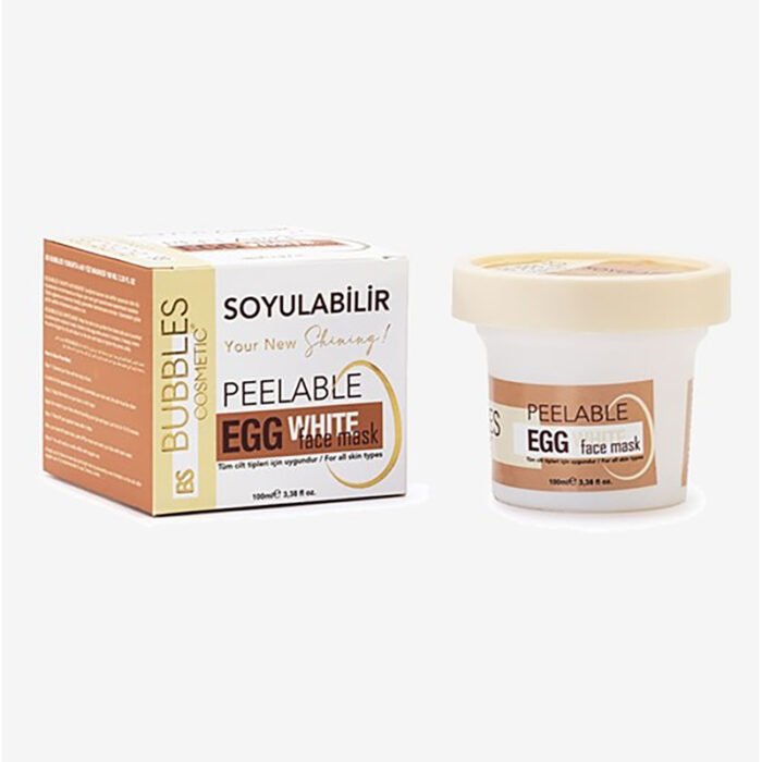 BUBBLES COSMETIC EGG WHITE FACE MASK - PEELABLE 100 ml