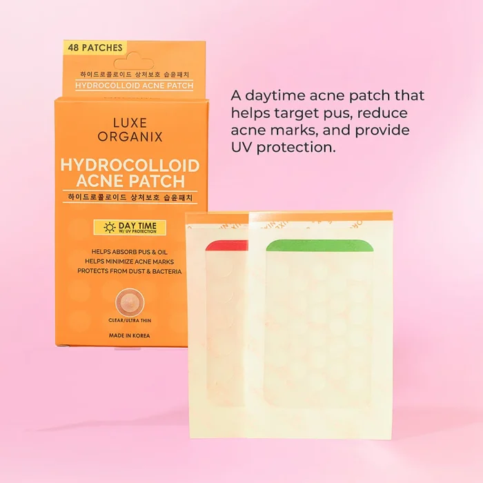 ⁦Luxe Organix Hydrocolloid Acne Spot Patch Night & Day Time⁩ - الصورة ⁦6⁩