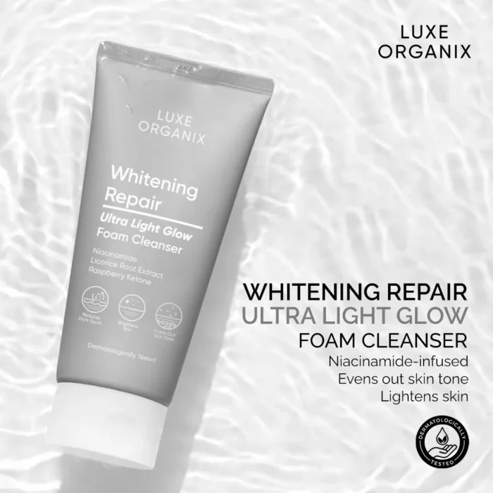 Luxe Organix Whitening Repair Ultra Light Glow Foam Cleanser 150 g