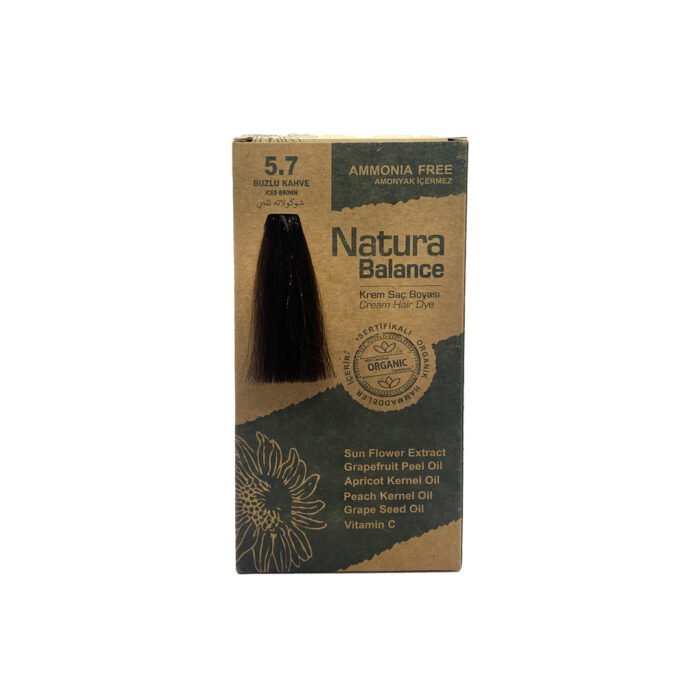 ⁦Natura Balance Hair Dye 5 light brown⁩ - الصورة ⁦5⁩