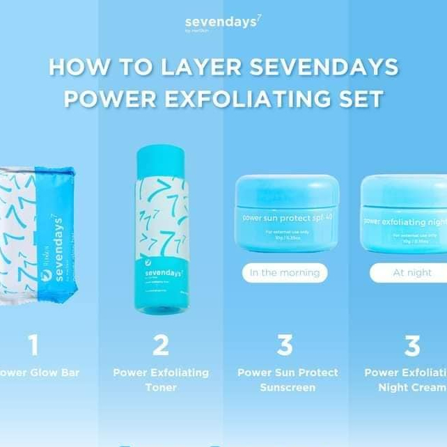 SEVENDAYS POWER EXFOLIATING SET - الصورة 7