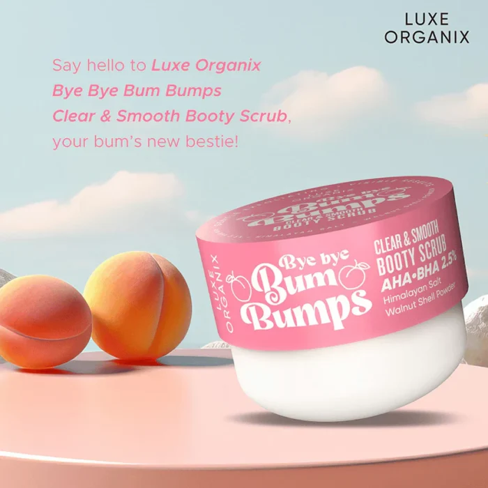 ⁦Luxe Organix Bye Bye Bum Bumps Booty Cream & Scrub 230 g⁩ - الصورة ⁦3⁩