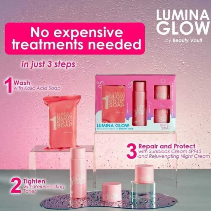 ⁦Lumina Glow Rejuvenating Kit by Beauty Vault⁩ - الصورة ⁦3⁩