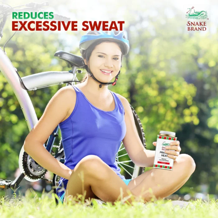 ⁦SNAKE BRAND Prickly Heat Cooling Powder Classic Scent 140 g⁩ - الصورة ⁦7⁩