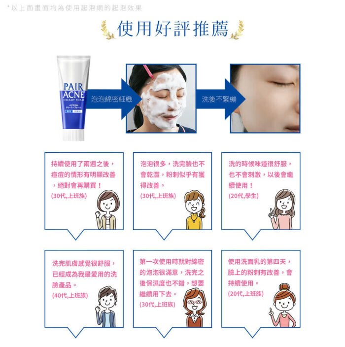 ⁦LION Pair Acne Creamy Facial Washing Foam 80g⁩ - الصورة ⁦3⁩