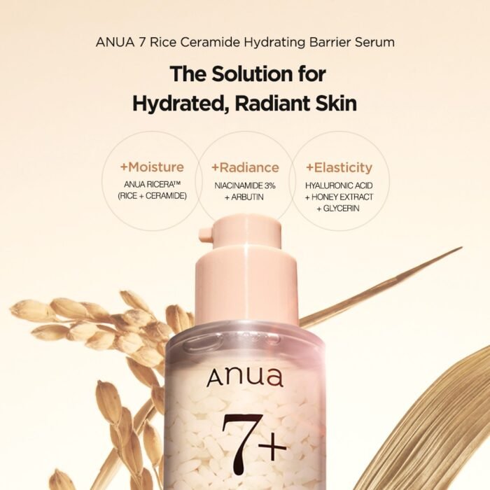 ⁦Anua 7 Rice Ceramide Moisturizing Serum - Serum with Rice and Ceramide 50ml⁩ - الصورة ⁦6⁩