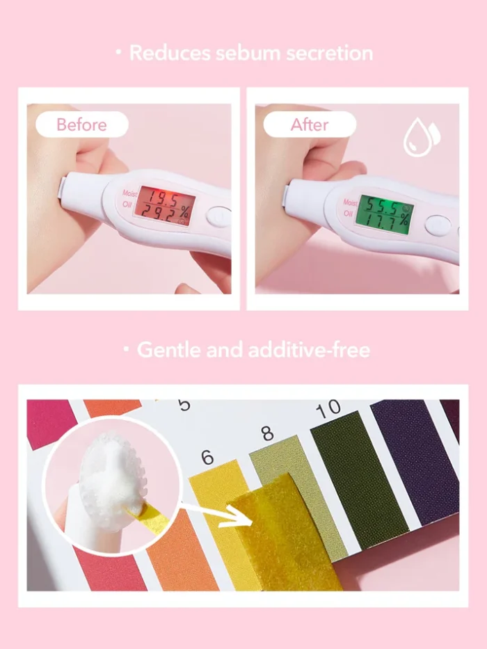 ⁦SHEGLAM Radiant By Nature Oily, Combo & Dry Skin Face Cleanser 100ml⁩ - الصورة ⁦5⁩
