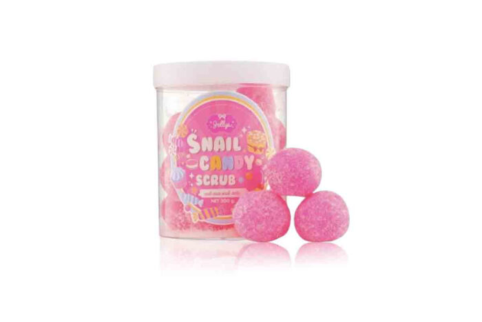 candy snail natural sugar ball scrub