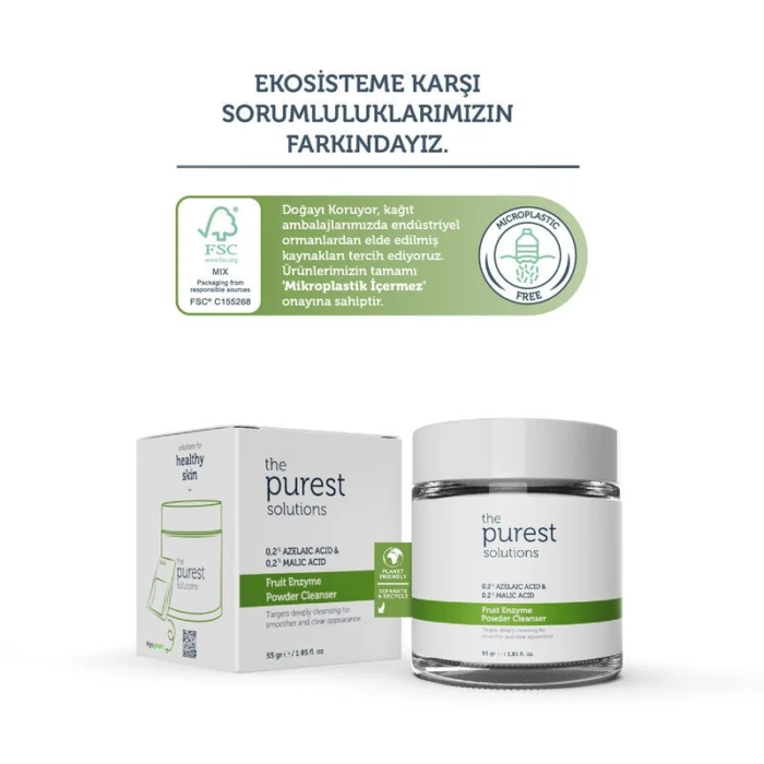 ⁦The Purest Solutions Fruit Enzyme Powder Cleanser 55 gr⁩ - الصورة ⁦3⁩
