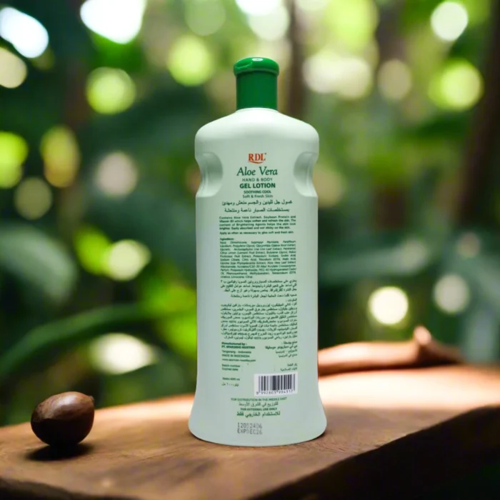 ⁦RDL Aloe Vera Hand & Body Gel Lotion - 600ml⁩ - الصورة ⁦3⁩