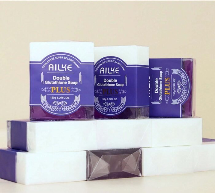 ⁦Ailke Double Glutathione Whitening Soap 150g⁩ - الصورة ⁦2⁩