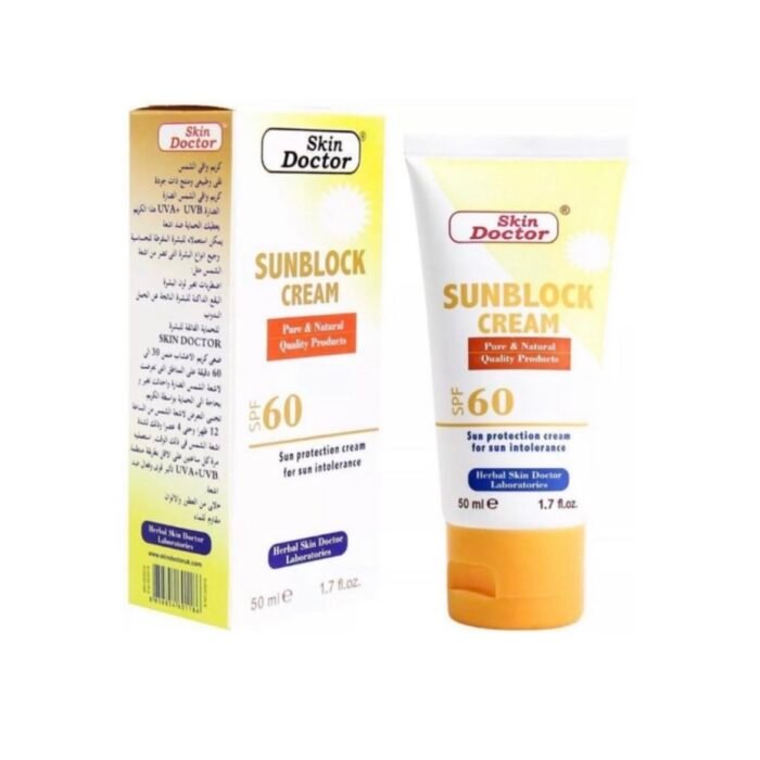 ⁦Skin Doctor Sunblock Cream Spf60 50Ml⁩ - الصورة ⁦2⁩