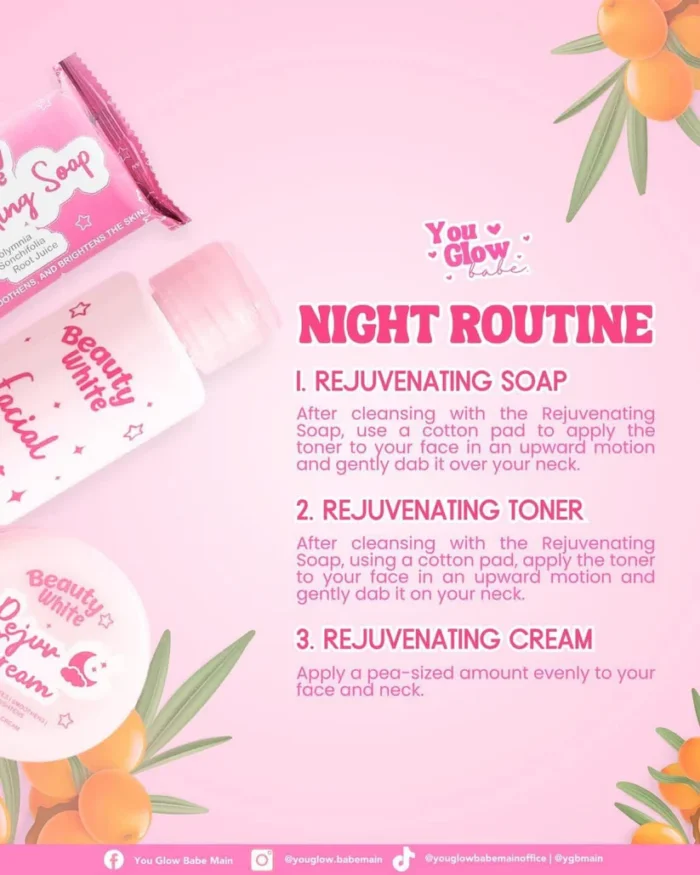 ⁦You Glow Babe Beauty White Rejuv Set⁩ - الصورة ⁦8⁩