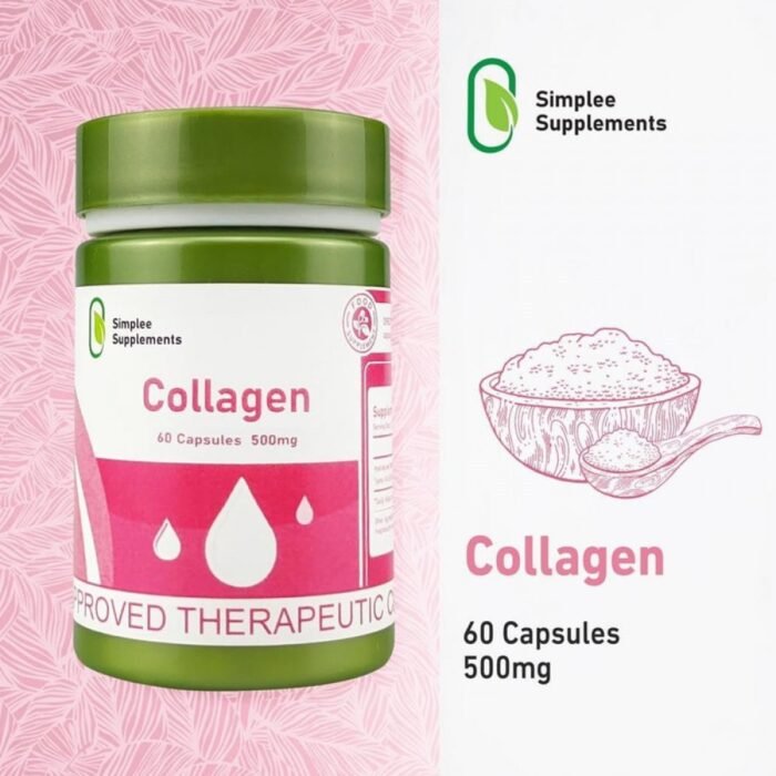⁦Simplee Supplements Collagen 500mg (60caps)⁩ - الصورة ⁦3⁩