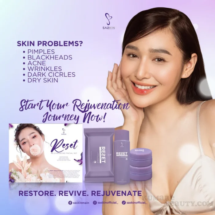 ⁦Saskin Reset Rejuvenating Facial Set⁩ - الصورة ⁦3⁩