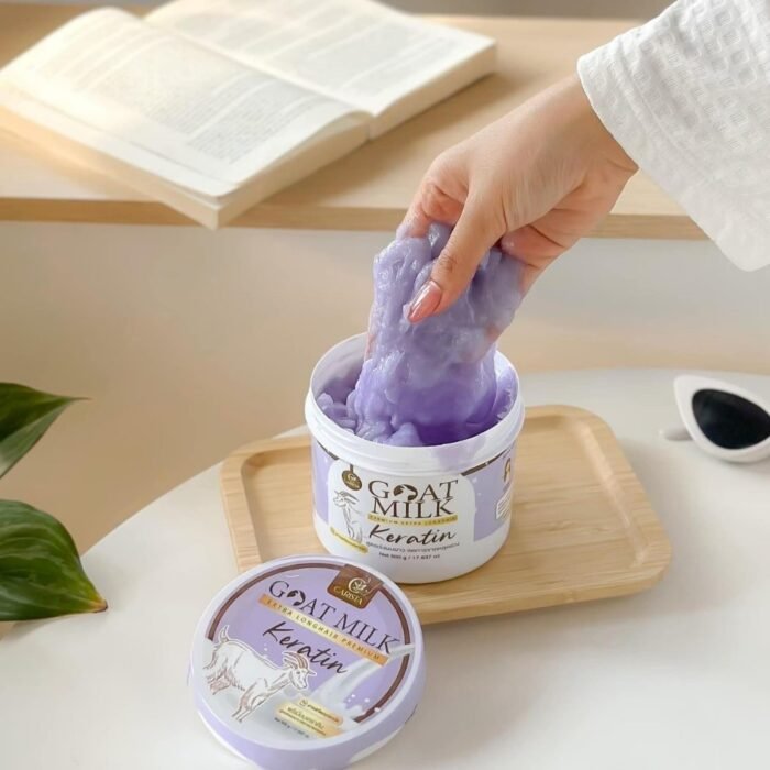 ⁦CARISTA GOAT MILK EXTA LONG HAIR PREMIUM KERATIN 500 G⁩ - الصورة ⁦6⁩