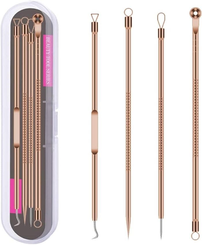 Blackhead Remover Pimple Popper Tool Kit 4 Pcs