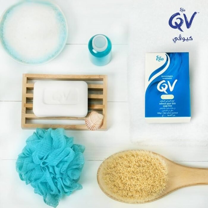 ⁦QV Fragrance Free Soap to soothe and refresh the skin - 100 gm⁩ - الصورة ⁦3⁩