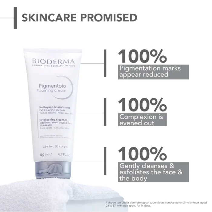 ⁦Bioderma Pigmentbio Foaming Cream, 200 ml⁩ - الصورة ⁦4⁩