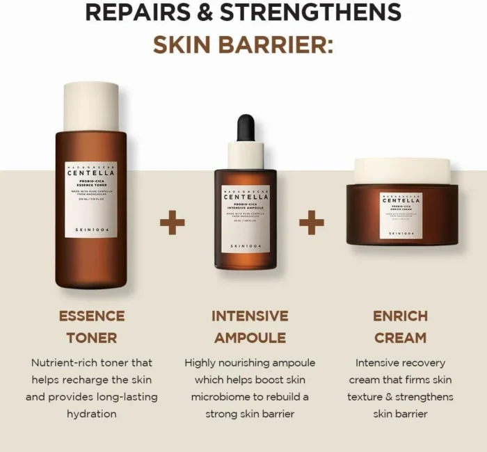 ⁦SKIN1004 Madagascar Centella Probio-Cica Essence Toner 210ml⁩ - الصورة ⁦6⁩
