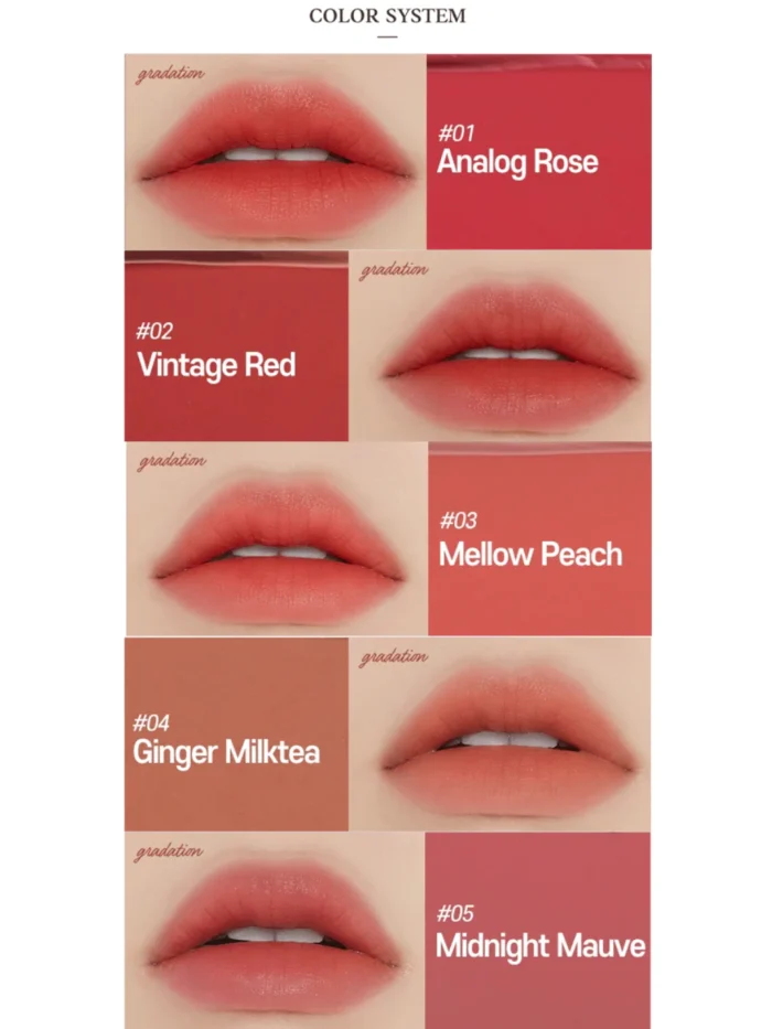 ⁦ETUDE Fixing Tint Long Lasting High Pigmented Liquid Lipstick 10 shades⁩ - الصورة ⁦5⁩