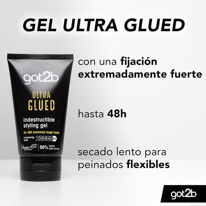 ⁦Got2b Ultra Glued Styling Gel For Edges 150ml⁩ - الصورة ⁦3⁩