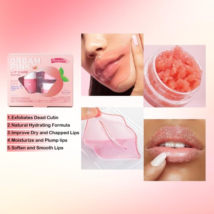 ⁦Beauty host Dream Pink Lip Care set⁩ - الصورة ⁦5⁩