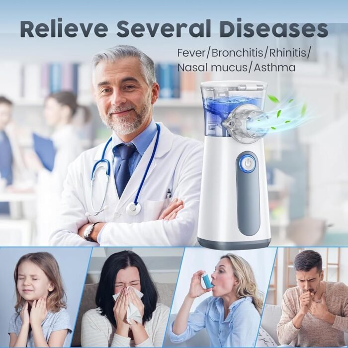 ⁦Handheld Mesh Nebulizer for Home Travel⁩ - الصورة ⁦2⁩
