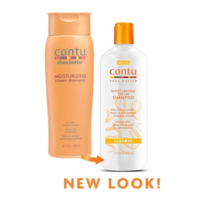 ⁦Cantu Shea Butter Moisturizing Cream Shampoo - 400ml⁩ - الصورة ⁦2⁩
