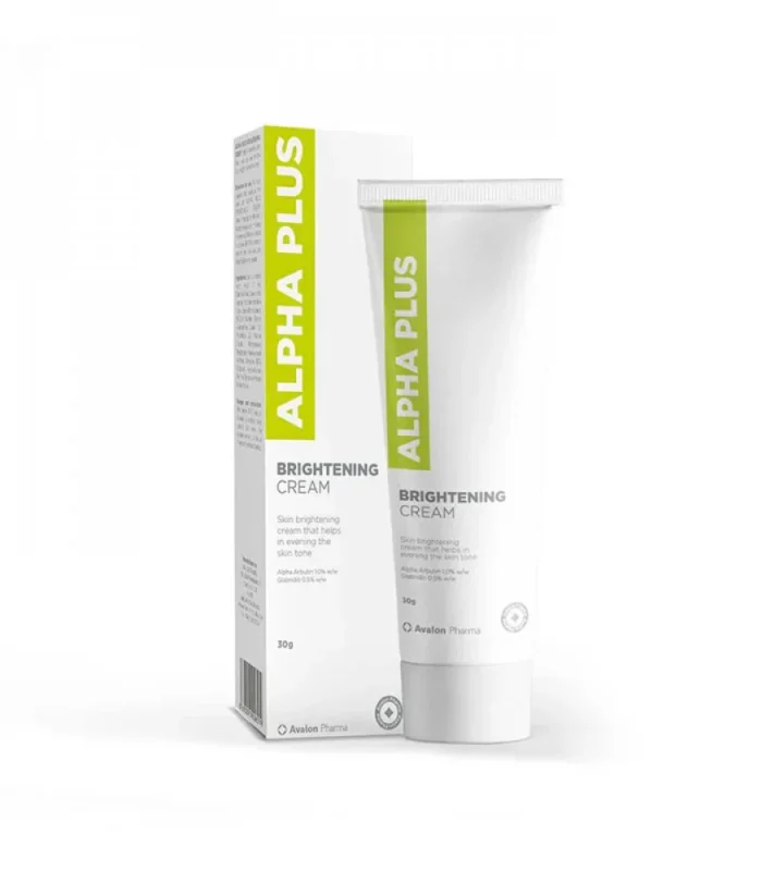 ⁦Avalon Pharma Alpha Plus skin brightening Cream, 30 gm⁩ - الصورة ⁦2⁩