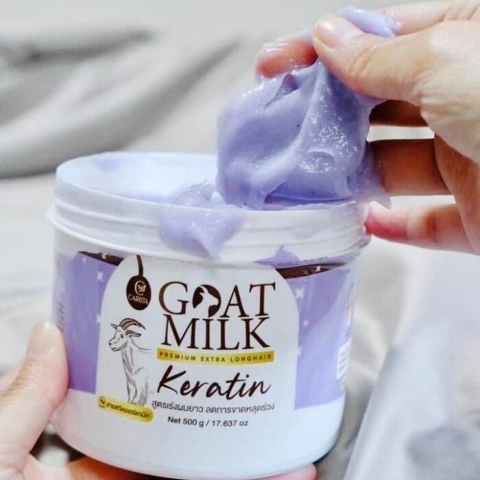 ⁦CARISTA GOAT MILK EXTA LONG HAIR PREMIUM KERATIN 500 G⁩ - الصورة ⁦7⁩