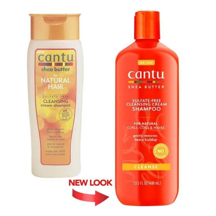 ⁦Cantu Sulfate-Free Cleansing Cream Shampoo, 400ml⁩ - الصورة ⁦2⁩