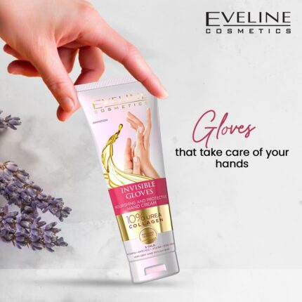 New Sold out Eveline Invisible Gloves 10% Urea Hands Cream, 100ml