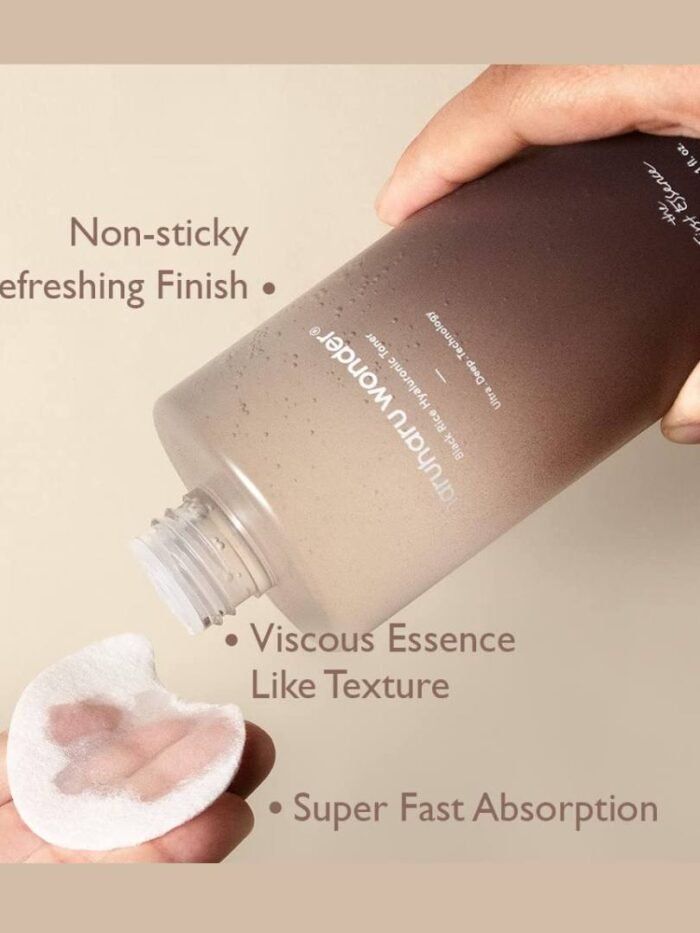 ⁦HaruHaru Wonder Black Rice Hyaluronic Toner 150ml⁩ - الصورة ⁦5⁩