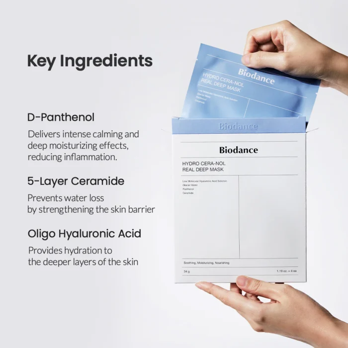 ⁦Biodance Hydro Cera-nol Real Deep Mask (4 sheets)⁩ - الصورة ⁦9⁩