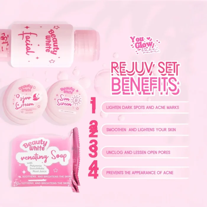 ⁦You Glow Babe Beauty White Rejuv Set⁩ - الصورة ⁦6⁩