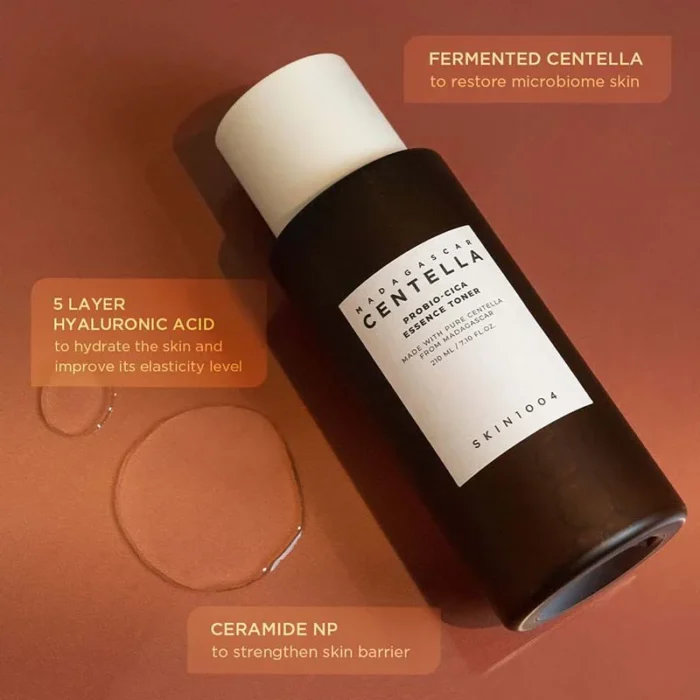 ⁦SKIN1004 Madagascar Centella Probio-Cica Essence Toner 210ml⁩ - الصورة ⁦5⁩