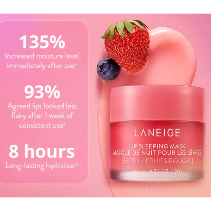 ⁦Laneige Lip Sleeping Mask BERRY⁩ - الصورة ⁦5⁩