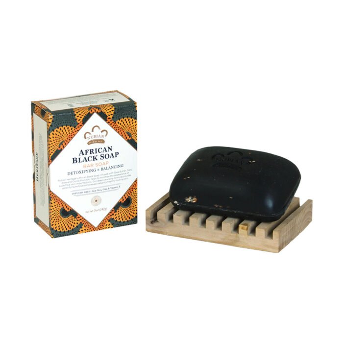 ⁦Nubian Heritage African Black Bar Soap (142 g)⁩ - الصورة ⁦2⁩