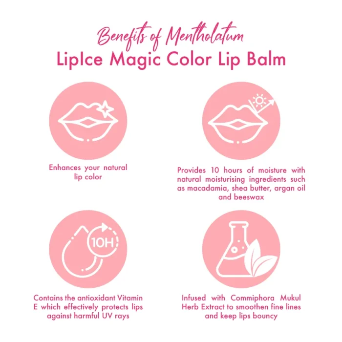 ⁦MENTHOLATUM LIPICE MAGIC COLOR LIP BALM, 2G⁩ - الصورة ⁦12⁩