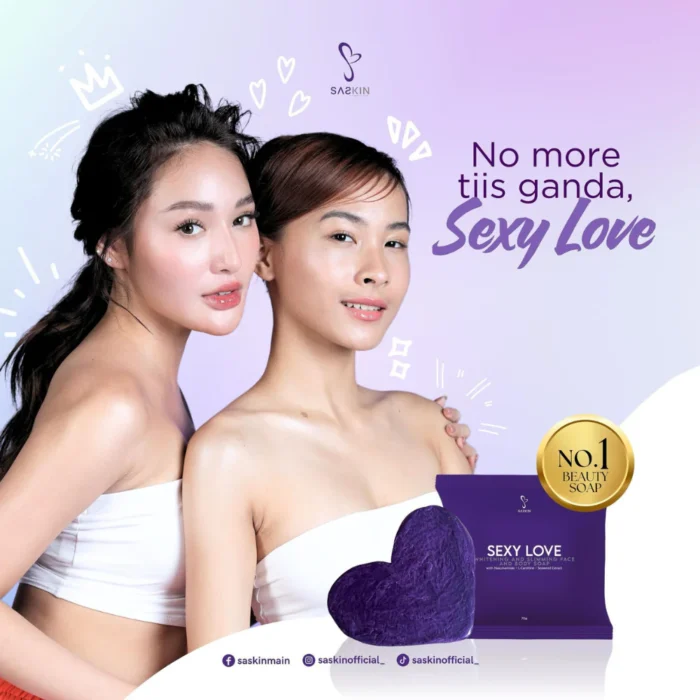 SASkin, Sexy Love Whitening and Slimming Face and Body Soap 70g