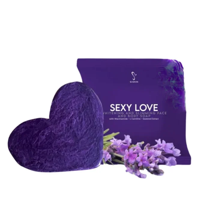 ⁦SASkin, Sexy Love Whitening and Slimming Face and Body Soap 70g⁩ - الصورة ⁦2⁩