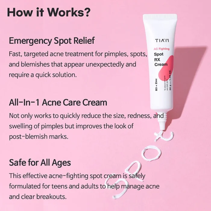 ⁦Tiam AC Fighting Spot Rx Cream, 30g⁩ - الصورة ⁦4⁩