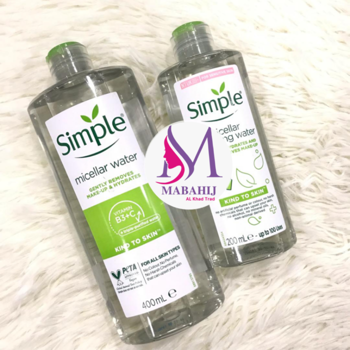 Simple micellar water