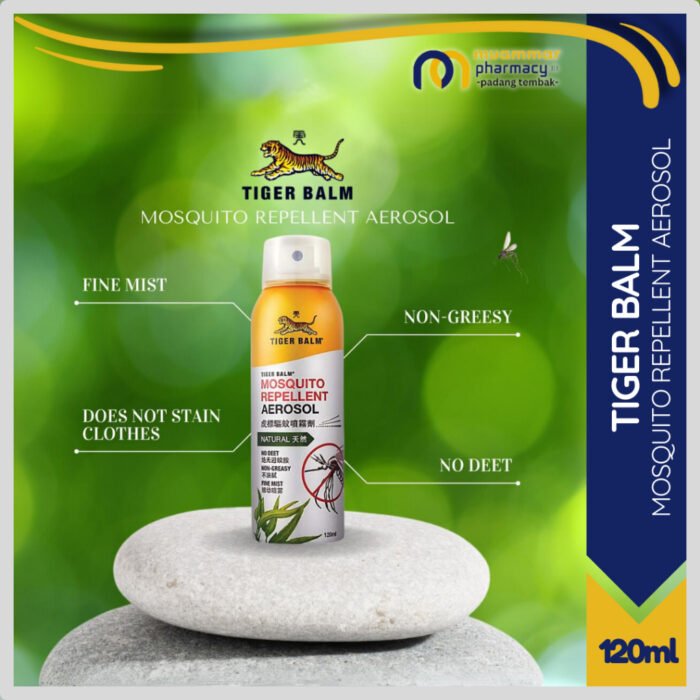 ⁦TIGER BALM MOSQUITO REPELLENT AEROSOL 120ML⁩ - الصورة ⁦4⁩